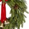 28" Christmas Bells Pine Wreath